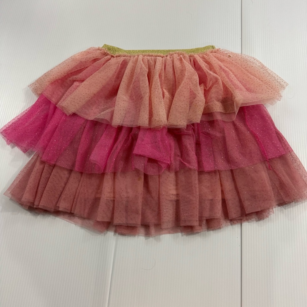166. EUC Girls Love‎ @ First Sight Charming Pink Layered Skirt (XL)
